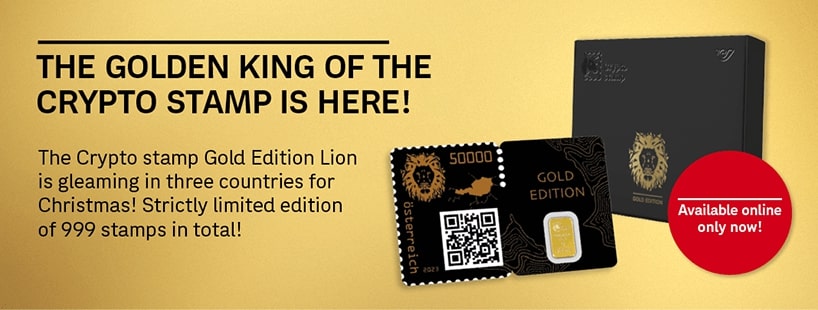 The golden king of the crypto Stamp is here